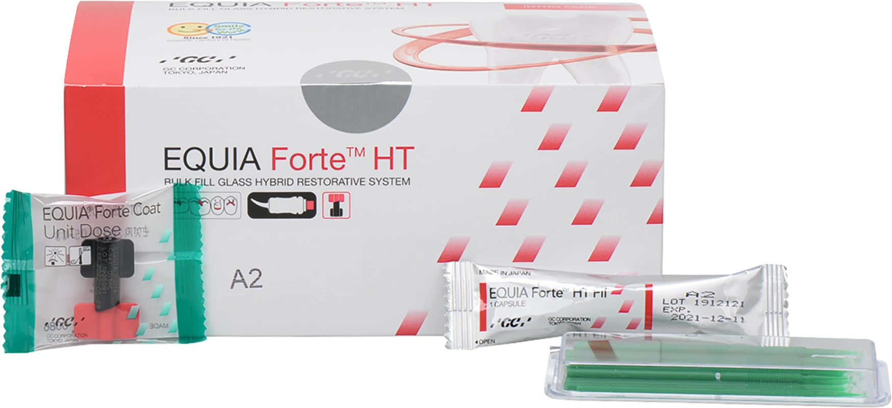 GC EQUIA Forte™ HT Packung 20 Kapseln A2, 20 x 0,1 ml Flip CapCoat