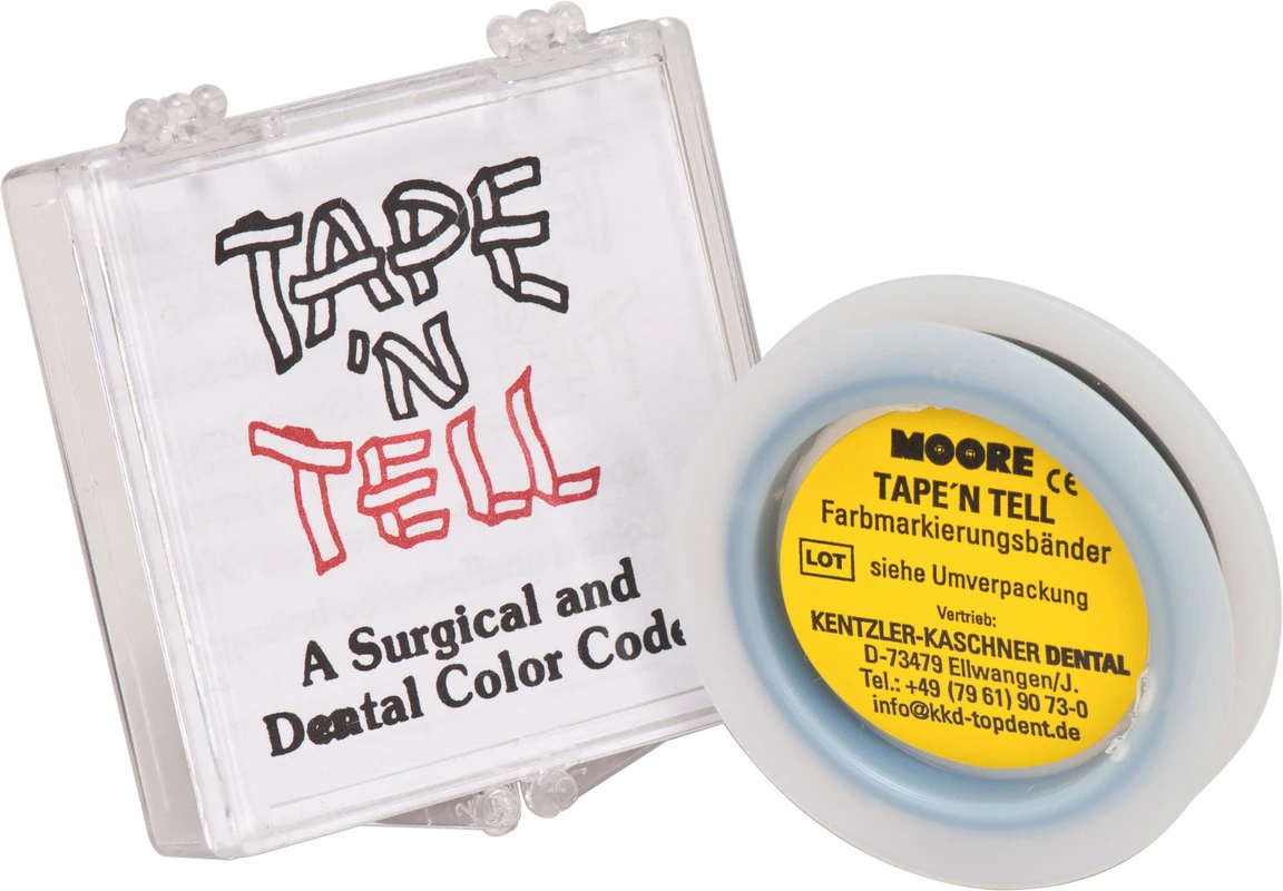 MOORE Tape‘n Tell Rolle 320 cm schwarz