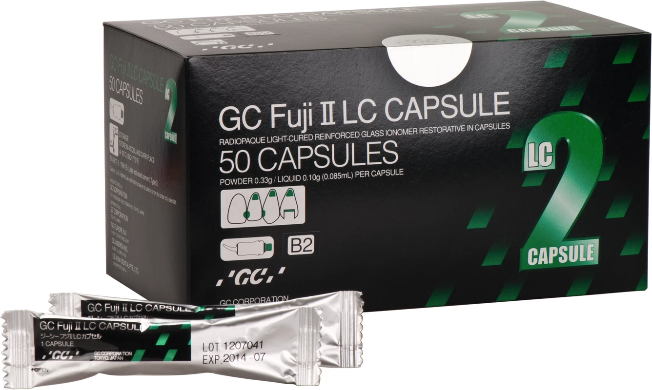 GC Fuji® II LC Capsule Improved Packung 50 Kapseln B2
