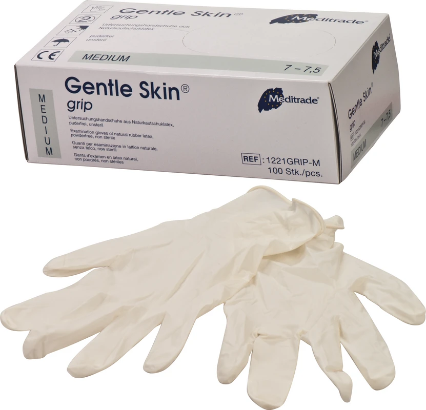 Gentle Skin® grip Packung 100 Stück puderfrei, natur, M