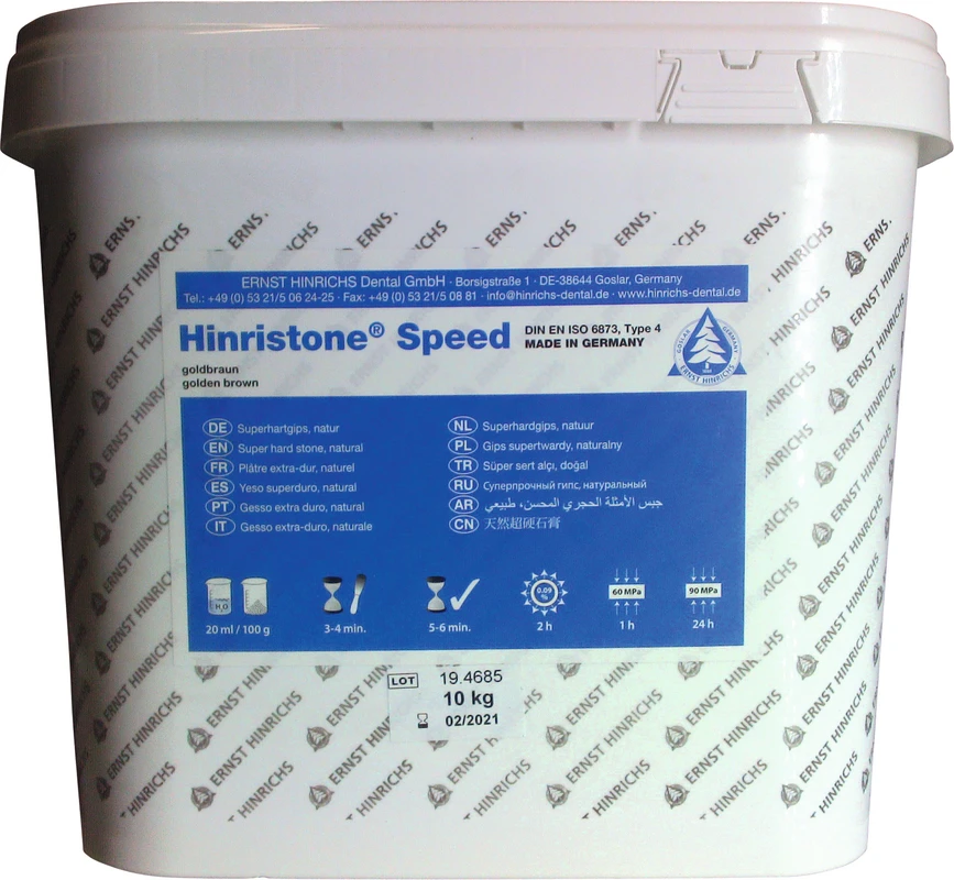 Hinristone® Speed Eimer 10 kg goldbraun