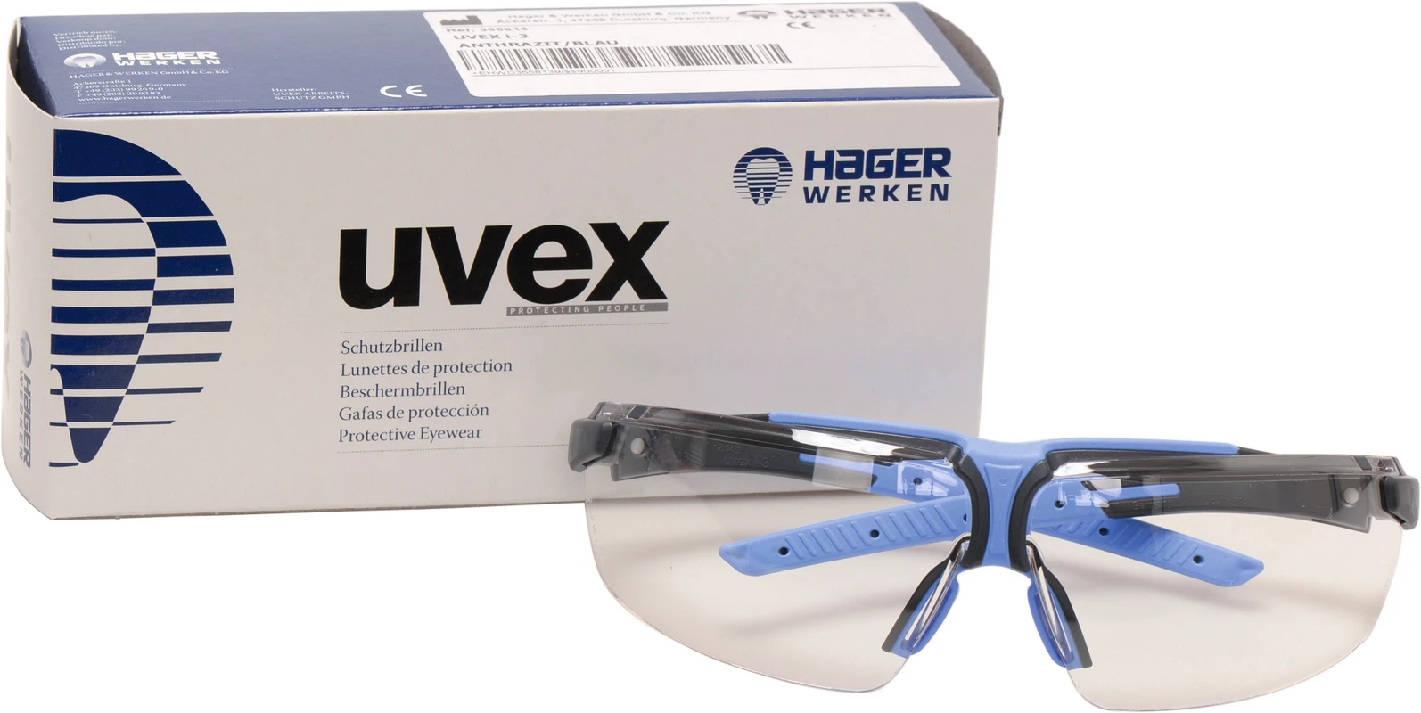 Hager iSpec® Softflex Fit Stück anthrazit/blau