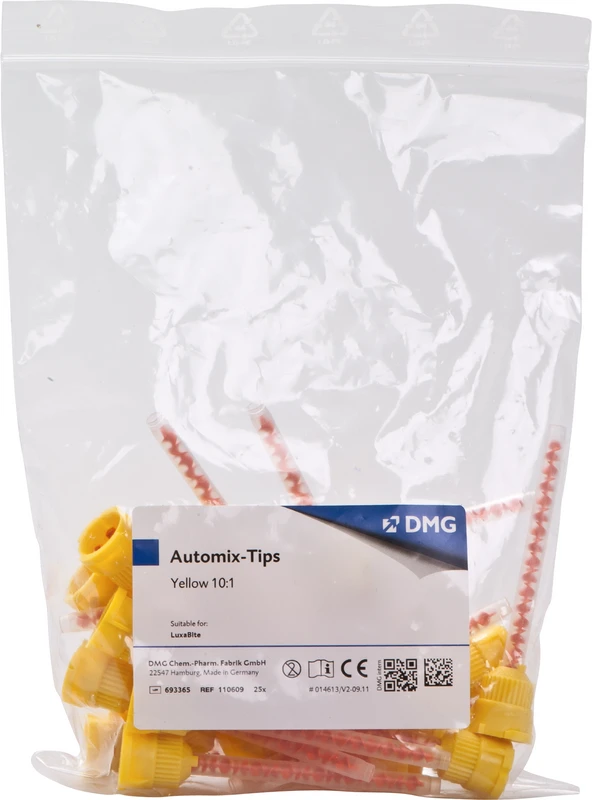 DMG Automix-Tips Yellow Packung 25 Stück 10:1