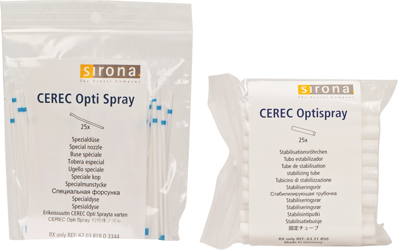 CEREC Optispray Zubehör Packung 25 Spezialdüsen
