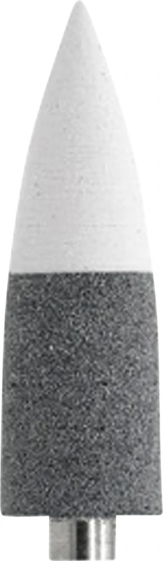 Zirkon Weißlingspolierer Packung 2 Stück weiß/grau, fein/mittel, HP Figur 9800, 16 mm, ISO 055