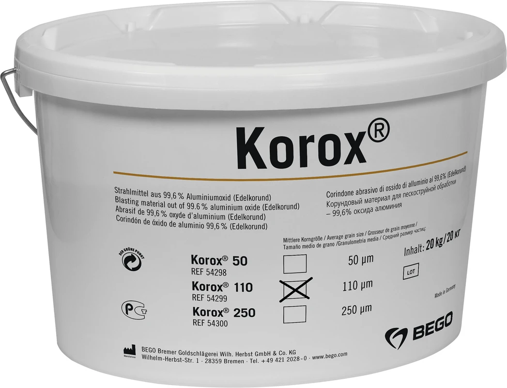 Korox® Eimer 20 kg 110 µm