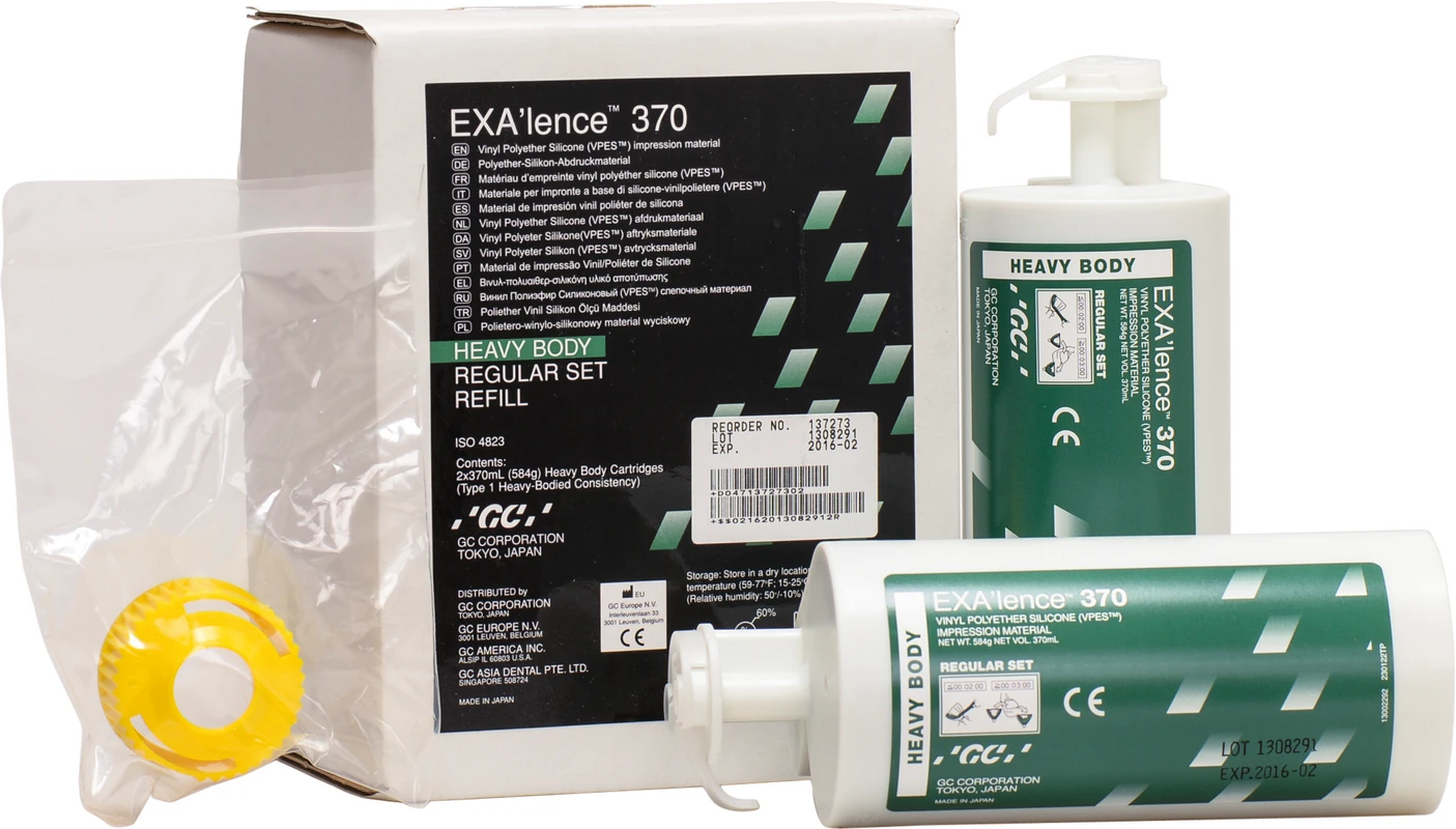 GC EXA'lence™ 370 Refill Packung 2 x 370 ml Kartusche Heavy Body Regular GC EXA'lence™ 370 GC