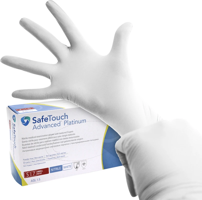 Medicom® SafeTouch® Advanced Platinium Packung 100 Stück puderfrei, weiß, S