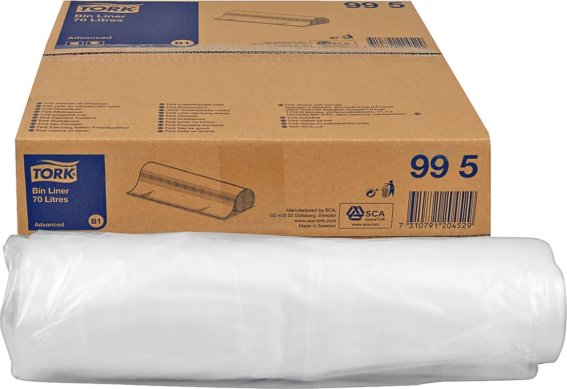 TORK® Abfallsäcke Karton 5 x 50 Tüten, 70 l