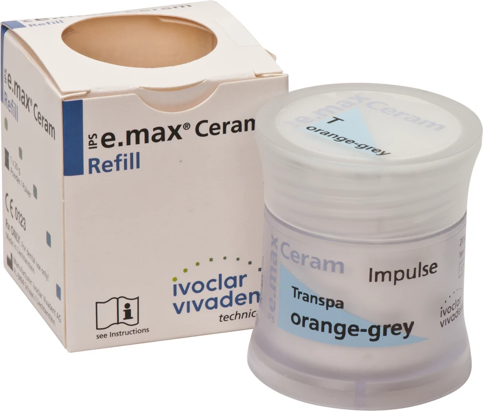 IPS e.max® Ceram Dose 20 g Pulver impulse transpa orange-grey