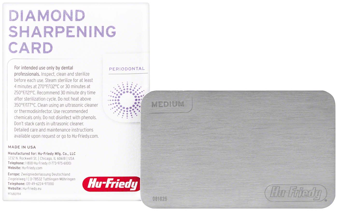 Diamantschärfkarten Hu-Friedy