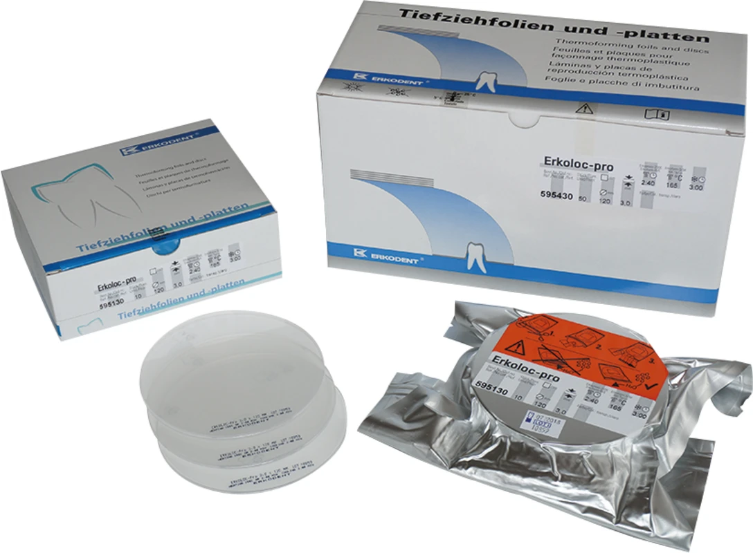 Erkoloc-pro Packung 50 Stück Ø 120 mm, Stärke 2 mm Erkoloc-pro ERKODENT