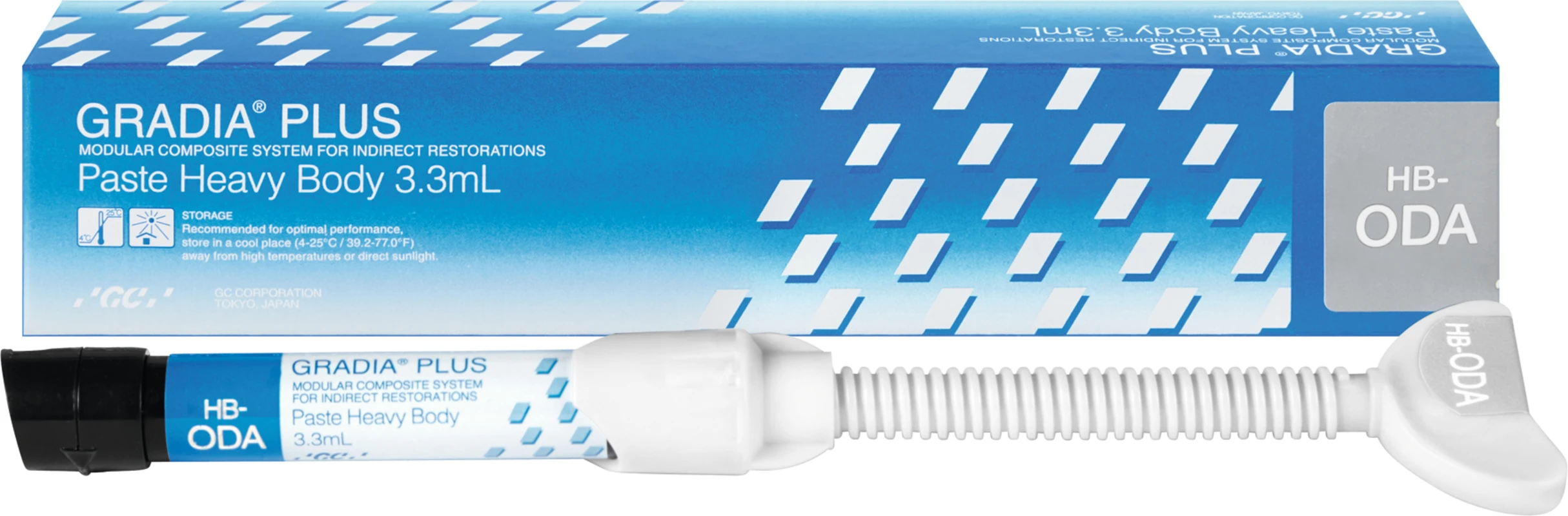 GC GRADIA® PLUS Spritze 3,3 ml Paste HB-ODA GC GRADIA® PLUS GC
