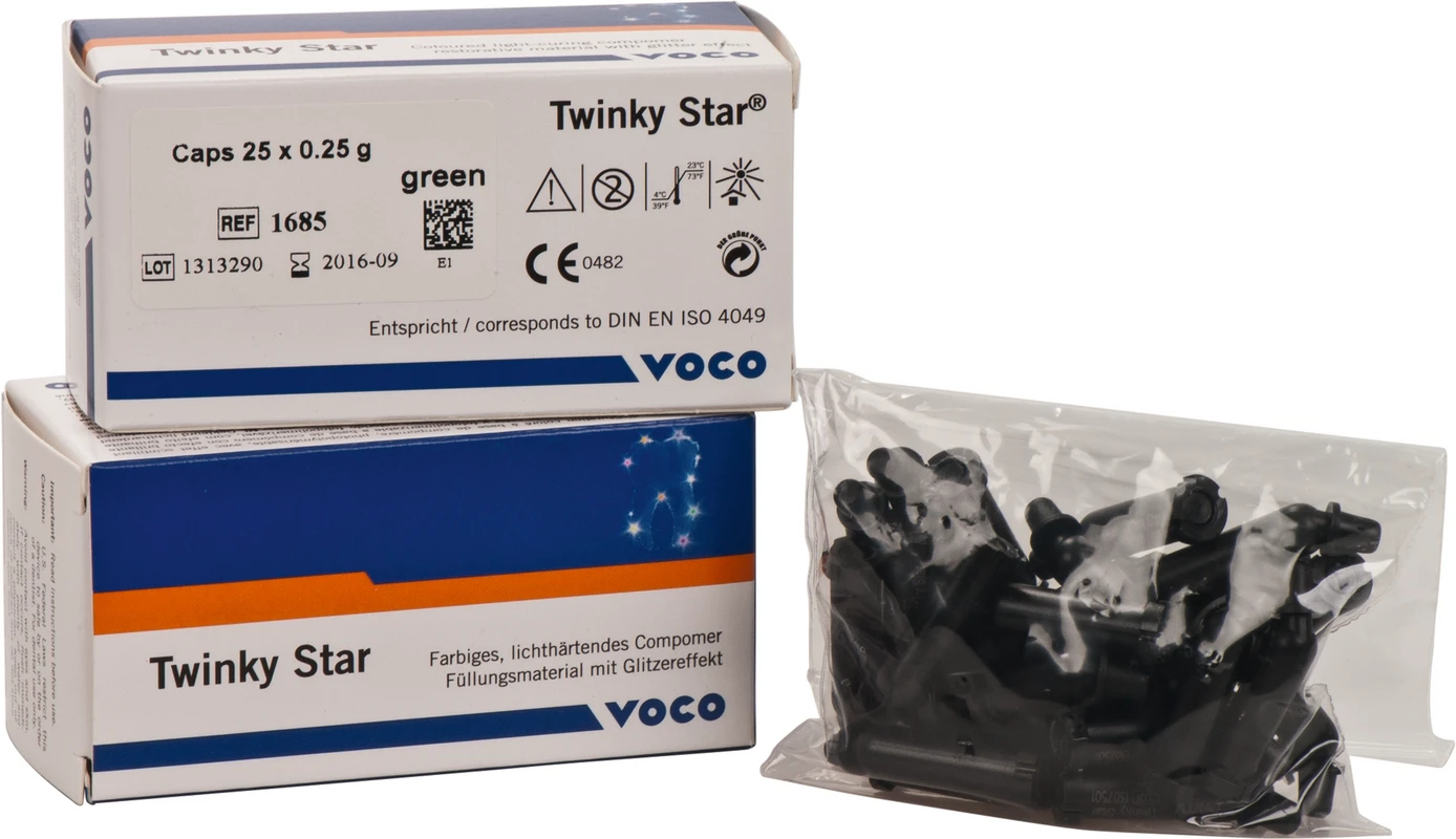 Twinky Star Packung 25 x 0,25 g Cap grün