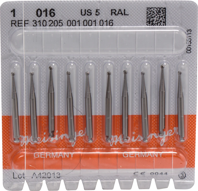 Stahlbohrer 1 Packung 10 Stück RA L, Figur 001, ISO 016