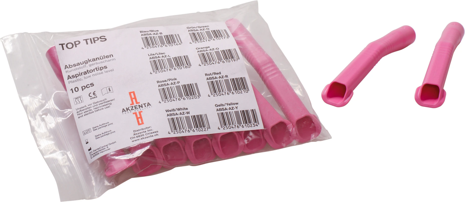 TOP TIPS Packung 10 Stück pink