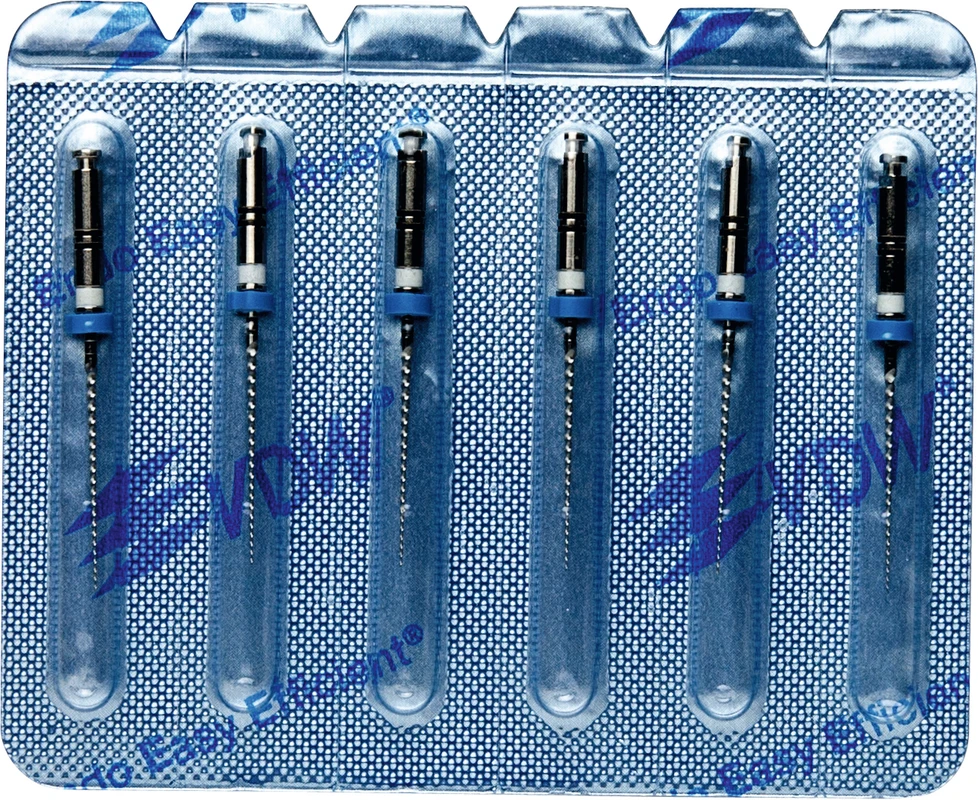 FlexMaster® Instrumente Packung 6 Stück 21 mm, Taper.04 ISO 015