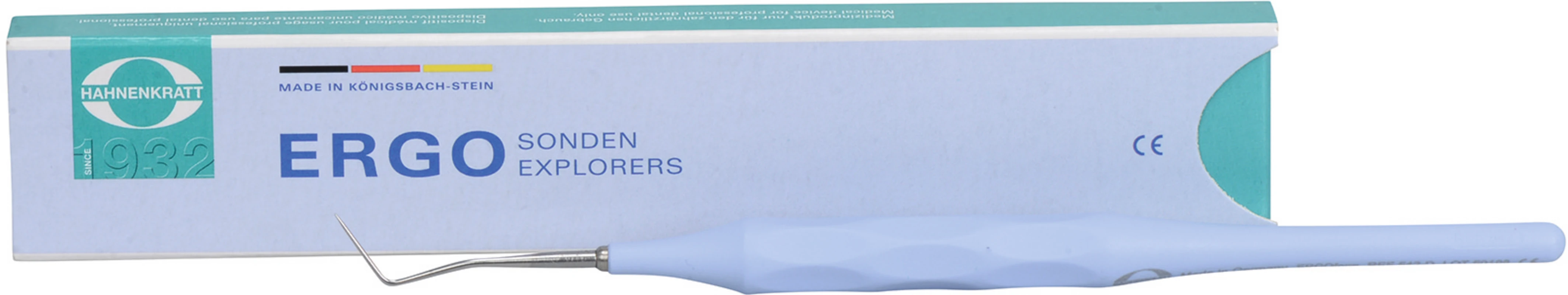 ERGOform Sonde Stück blau, Form D