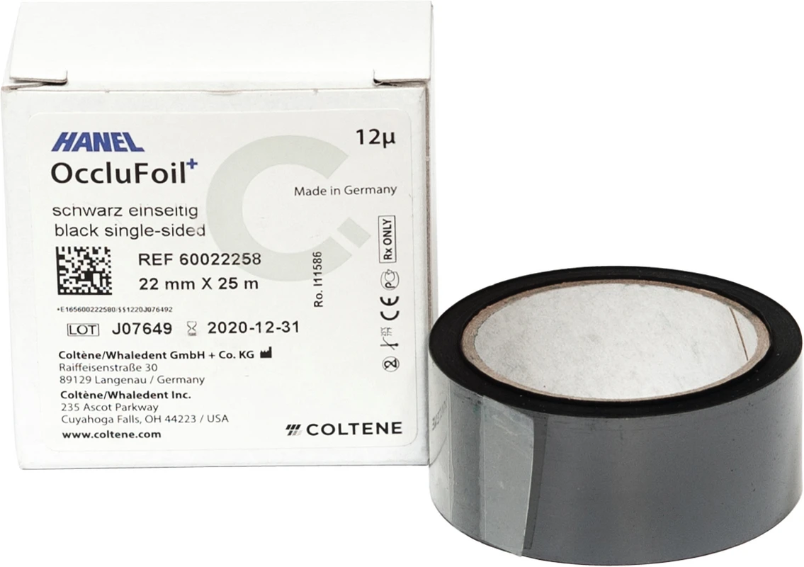 HANEL OccluFoil+, einseitig 12µ COLTENE