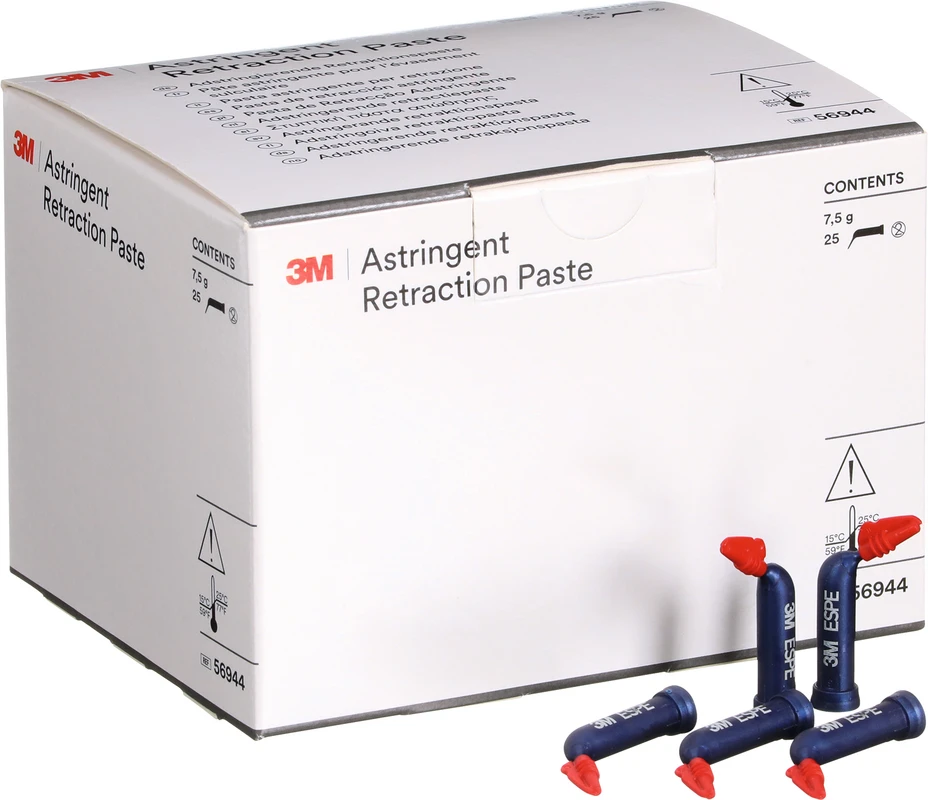 Adstringierende Retraktionspaste Refill Packung 25 Kapseln, 1 Gebrauchsanweisung