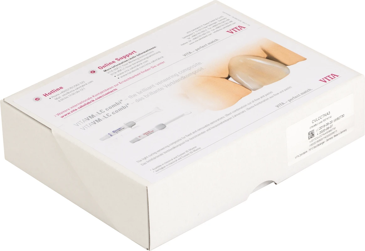 VITA VM® LC classical A1-D4® Combi Test Kit A3 Einfarben-Sortiment für die ersten Tests (DENTINE - paste / ENAMEL &amp; Zusatzmassen flow)