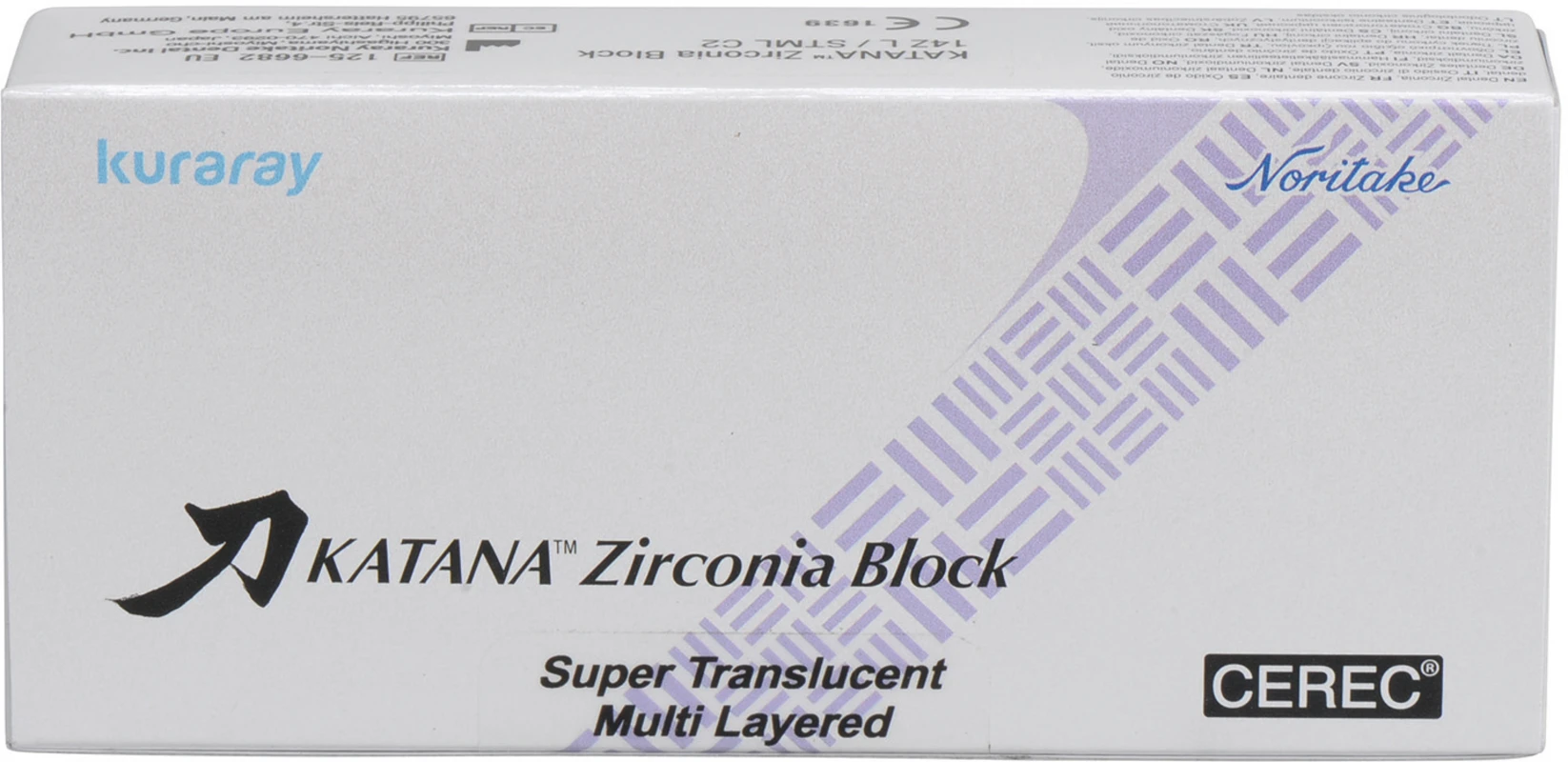 KATANA™ Zirconia Block Packung 2 Stück Größe 14Z L, C2