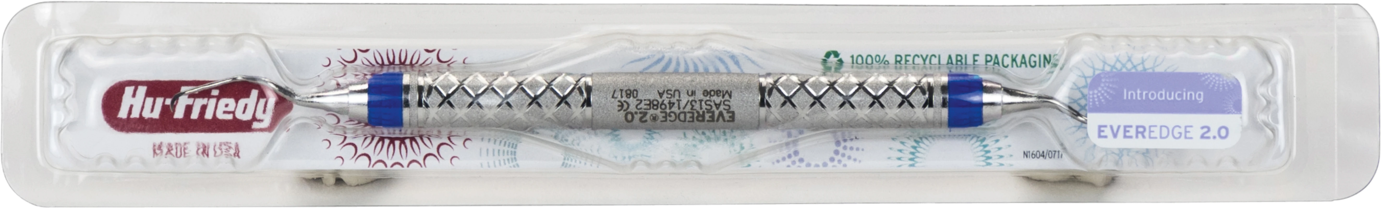 Küretten Gracey Mini Five EverEdge™ 2.0 Stück Figur 13/14, distal, Griff #9, blau