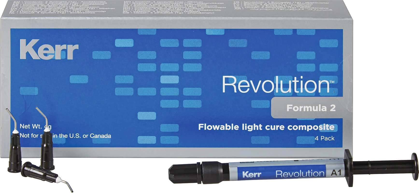 Revolution™ Formula 2 Nachfüllpackungen 4 x 1 g Spritze A1, 20 Spritzenaufsätze