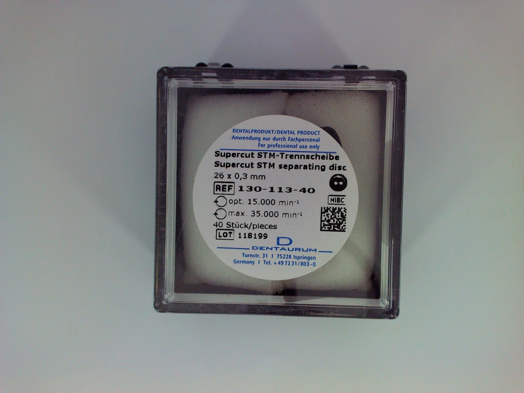 Supercut STM-Trennscheiben Packung 40 Stück STM, braun, Ø 26 mm x 0,30 mm