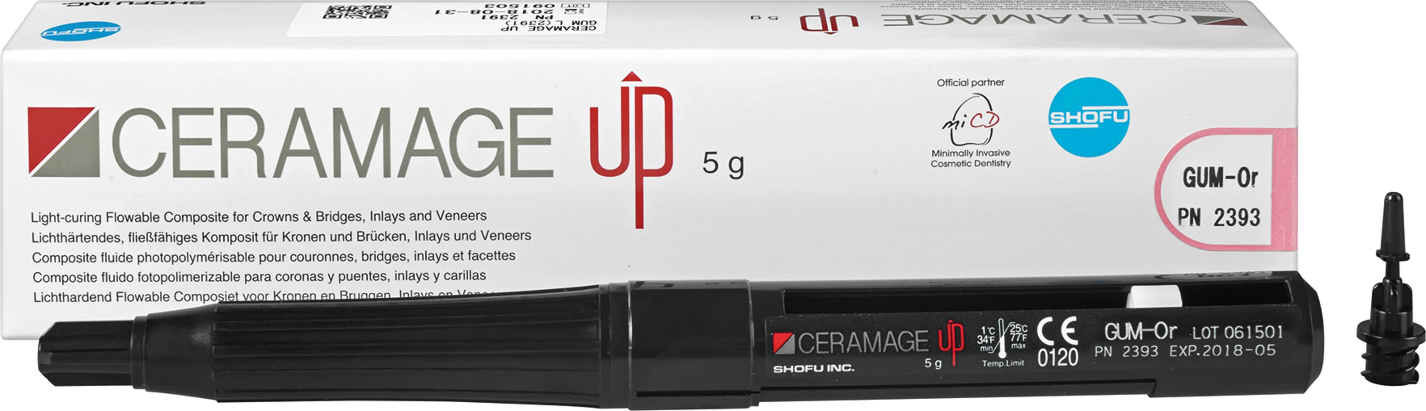 CERAMAGE UP Spritze 5 g Komposit gum Or CERAMAGE UP SHOFU
