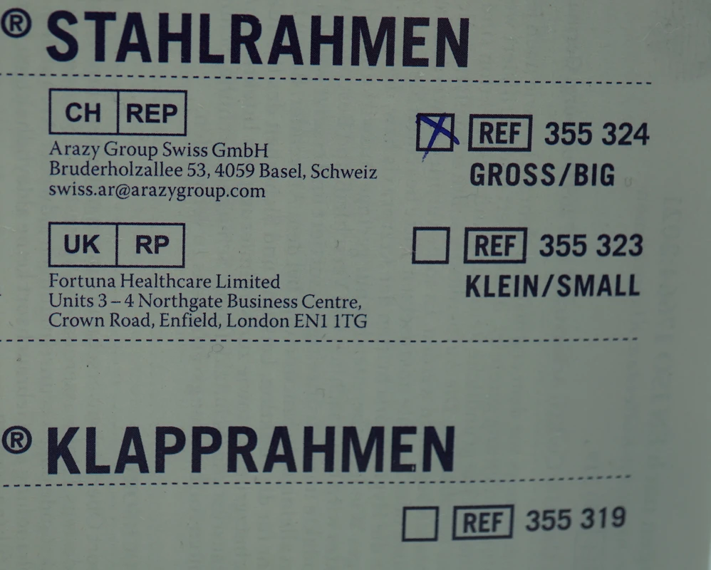 FIT Kofferdam®-Stahlrahmen Hager &amp; Werken