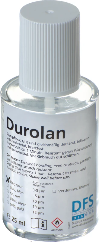 Durolan Flasche 25 ml Stumpflack klar, Schichtstärke 3-5 µm