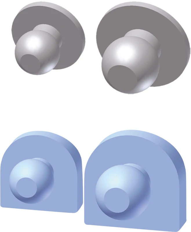 PRECI-SAGIX-Patrize Packung 30 Stück P, standard, Ø 1,7 mm PRECI-SAGIX-Patrize Packung 30 Stück P, standard, Ø 1,7 mm