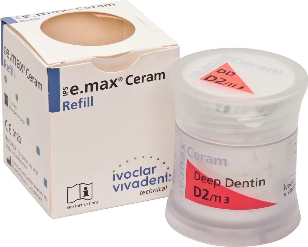IPS e.max® Ceram Packung 20 g deep dentin D2