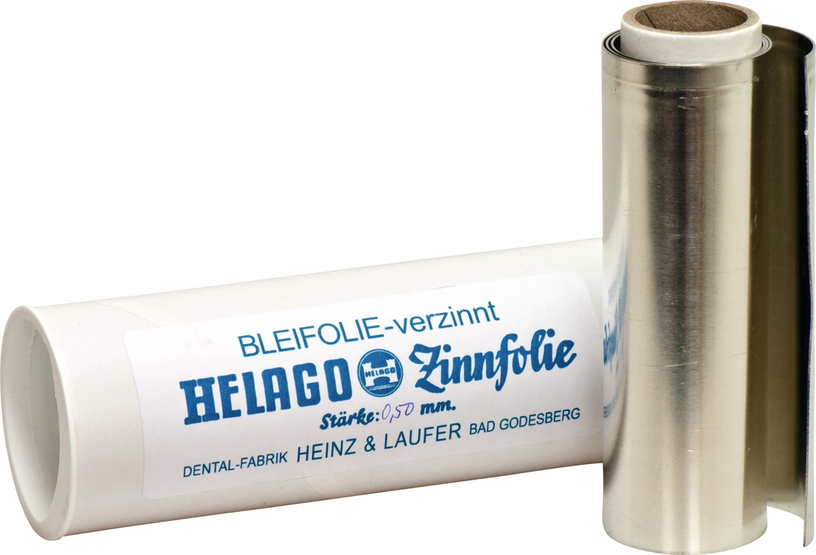 HELAGO Bleifolien verzinnt Rolle ca. 150 g, Stärke 0,5 mm
