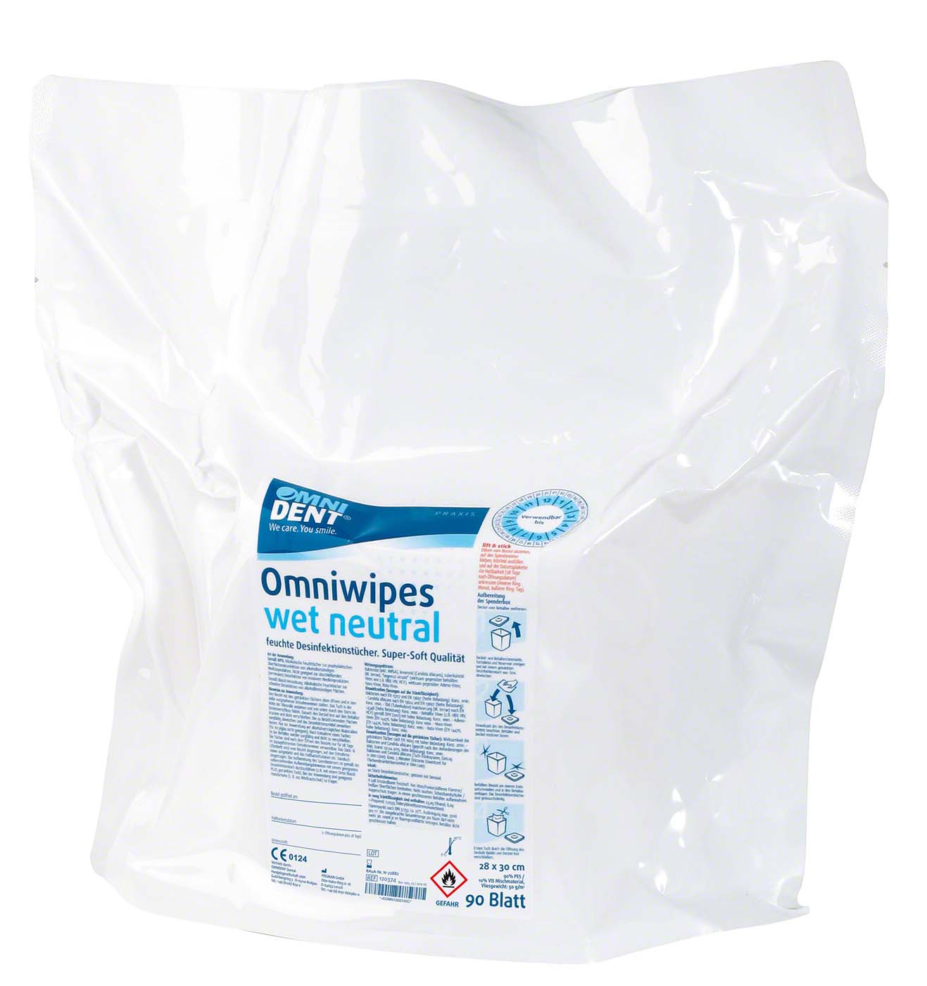 Omniwipes wet OMNIDENT