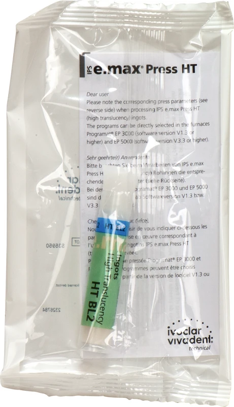 IPS e.max® Press Packung 5 Rohlinge HT B1