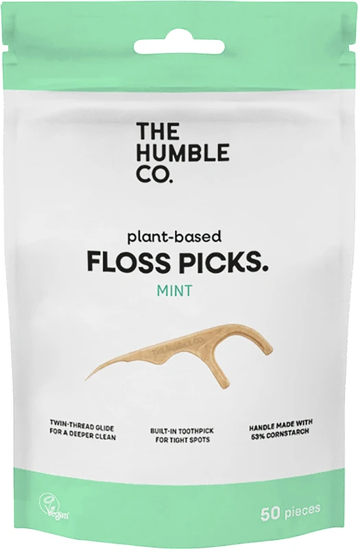 Humble Floss Picks Beutel 50 Stück mint