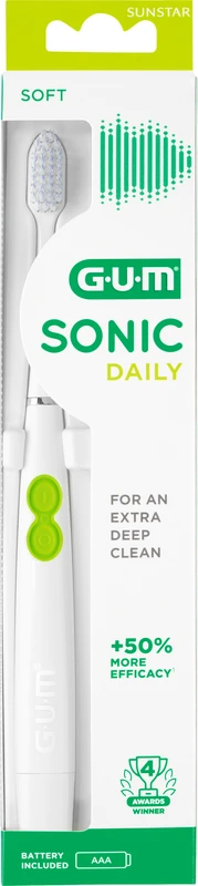 GUM® Sonic Daily Schallzahnbürste Stück weiß