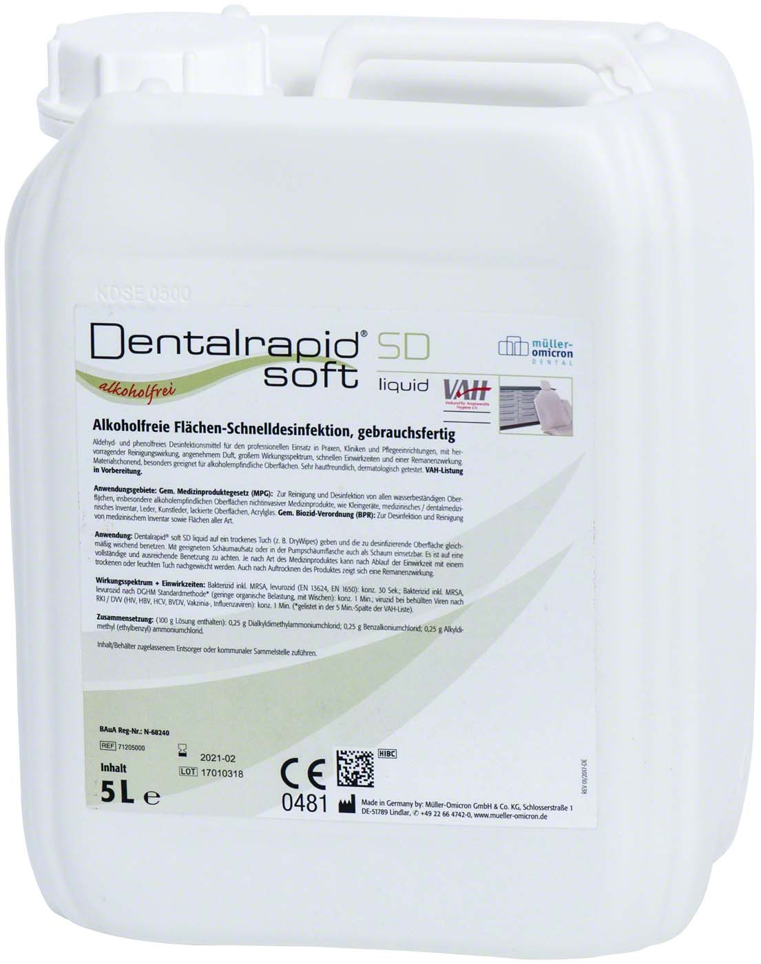 Dentalrapid® soft SD liquid Müller-Omicron