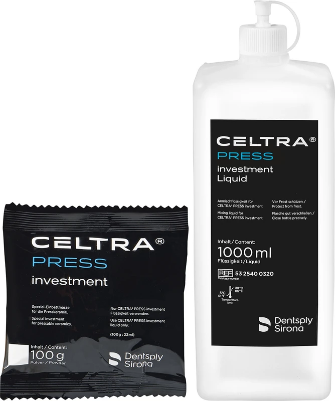 CELTRA® PRESS Investment Flasche 1 Liter CELTRA® PRESS Investment Dentsply Sirona