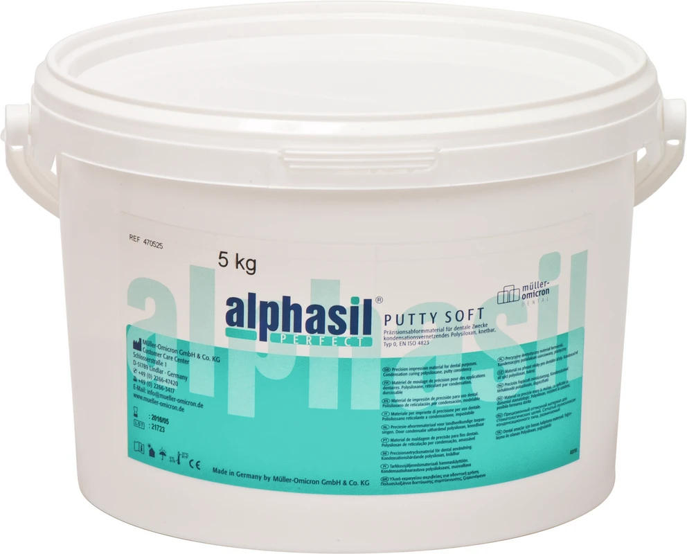 alphasil® PERFECT Eimer 5 kg PUTTY SOFT, weiß