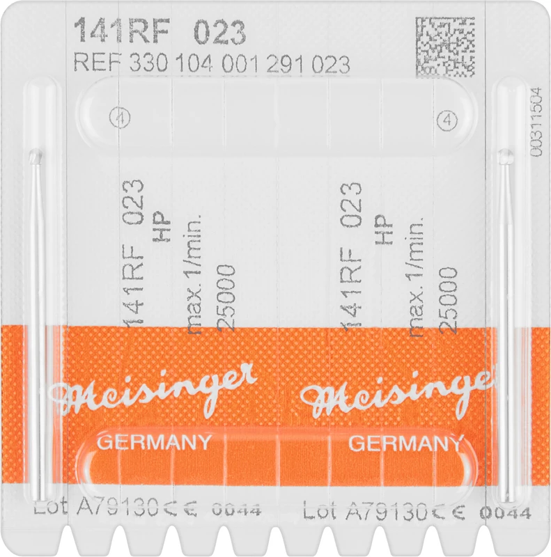 Chirurgie-Kugelfräser 141RF Packung 2 Stück rostfreier Stahl, HP, Figur 001, ISO 023 Chirurgie-Kugelfräser 141RF Hager & Meisinger