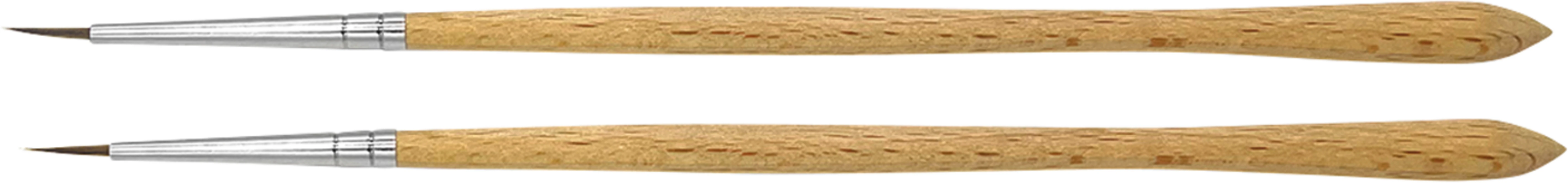 TOPDENT CeraBrush Keramik-Schichtpinsel Set 1200 2 Stück (Nr. 0, Nr. 00)