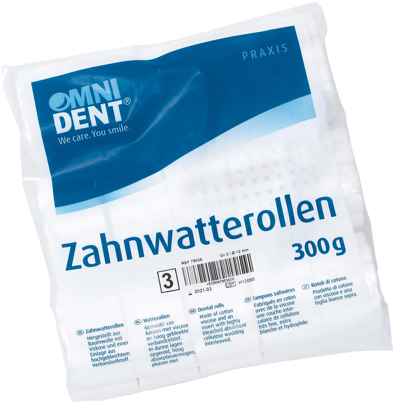 Zahnwatterollen OMNIDENT