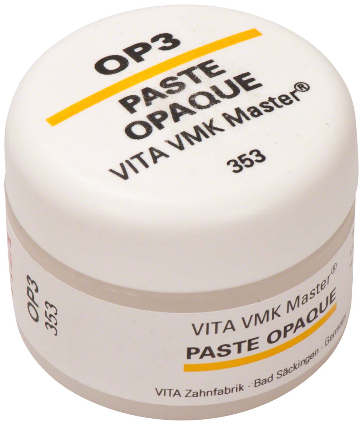 VITA VMK Master® VITA SYSTEM 3D-MASTER® Dose 5 g Paste opaque OP3 VITA VMK Master classical A1-D4® VITA