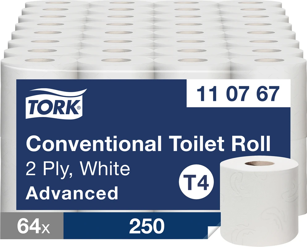 TORK® Advanced Toilettenpapier Karton 8 x 8 Stück 2-lagig, weich