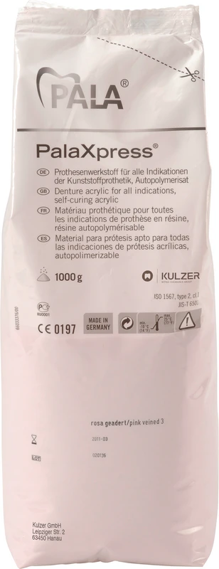 PalaXpress® Beutel 1 kg Pulver rosa geadert