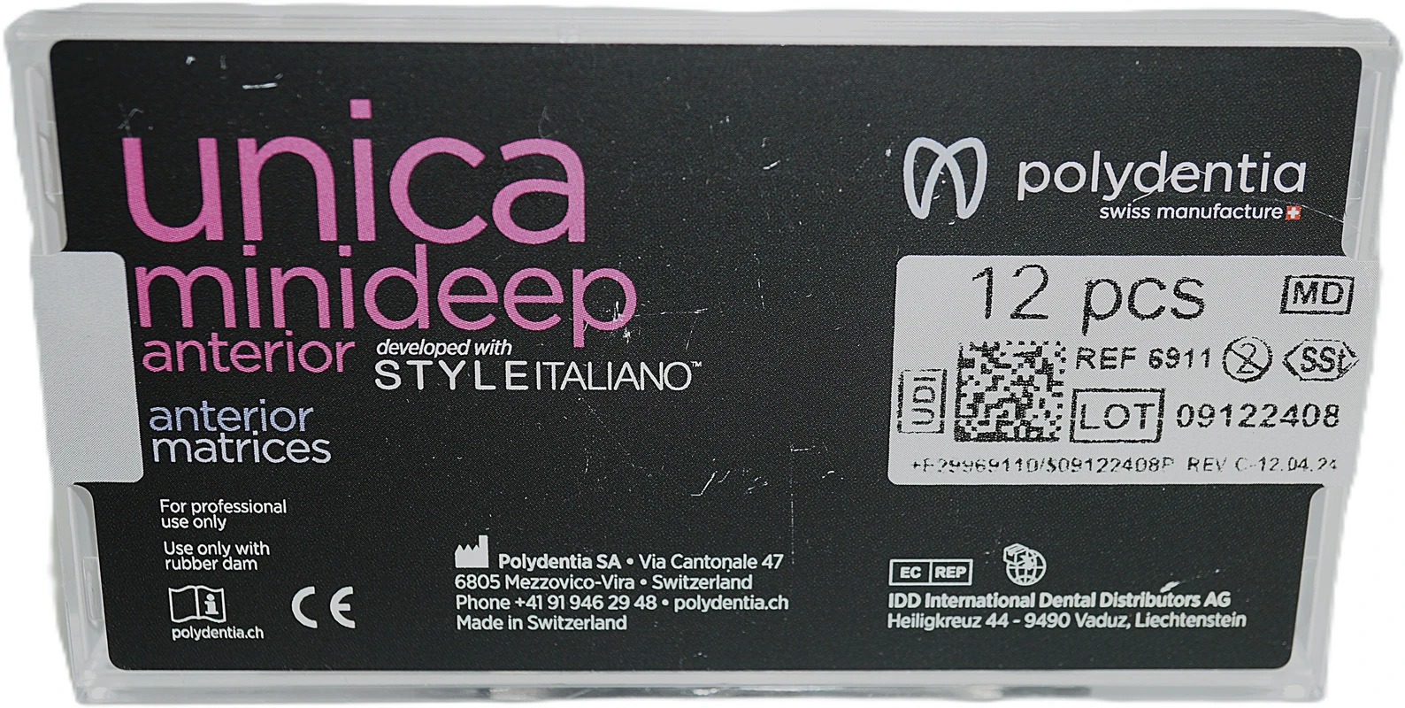 Unica Matrizen Nachfüllpackung 12 Stück minideep anterior