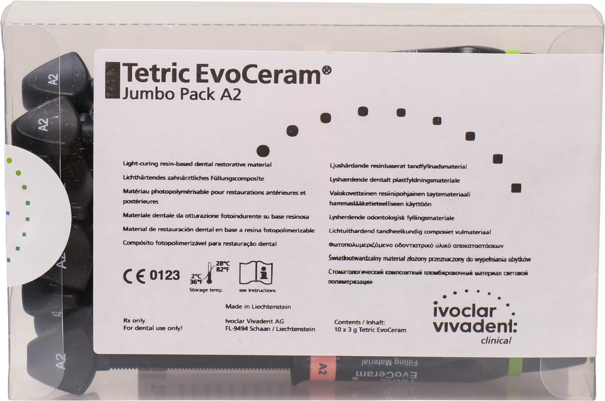 Tetric® EvoCeram Jumbopackung 10 x 3 g Spritze A2